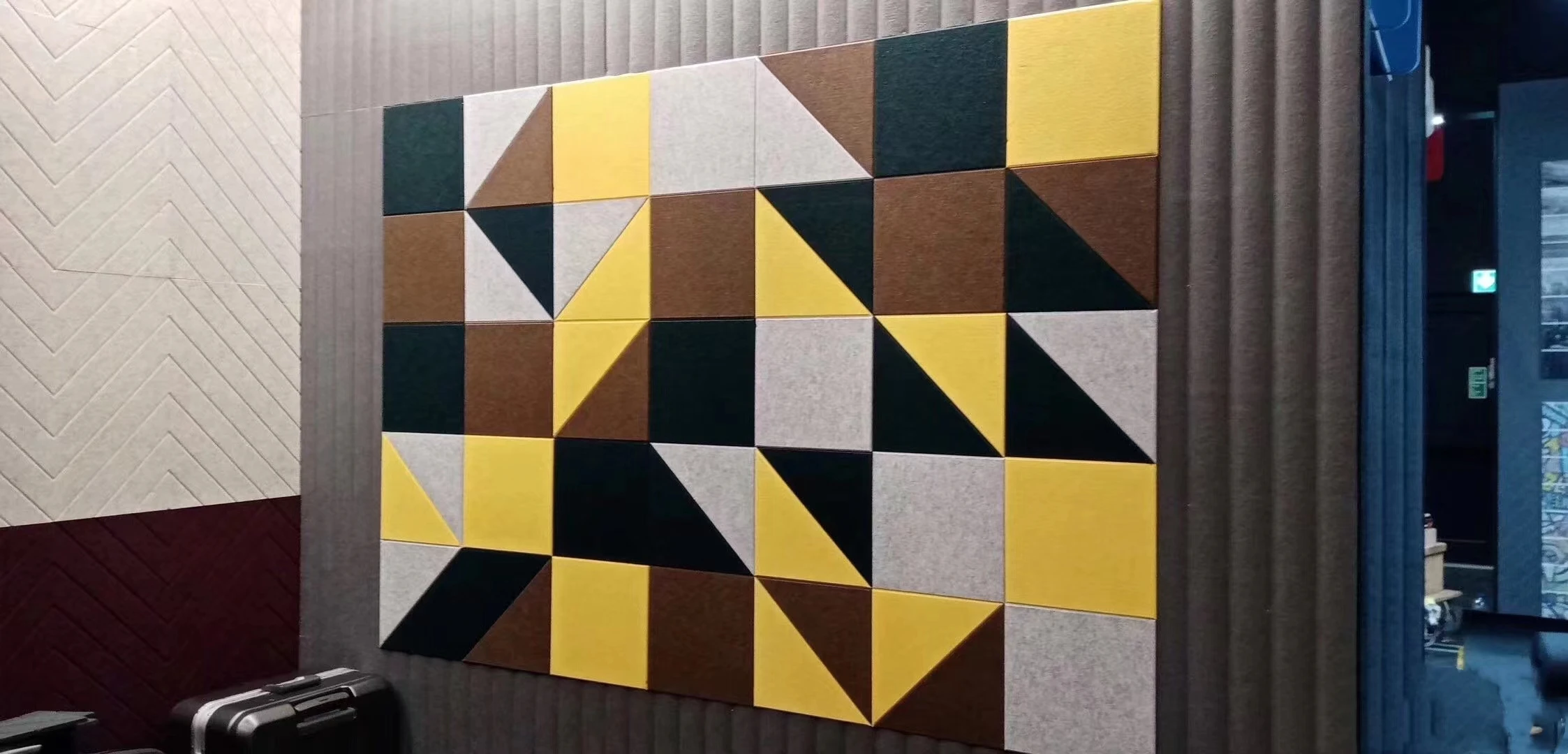 Fireproof Absorb Acoustic Panel PET Acoustic Panel Wall Ceiling Decoration Soundproof Board