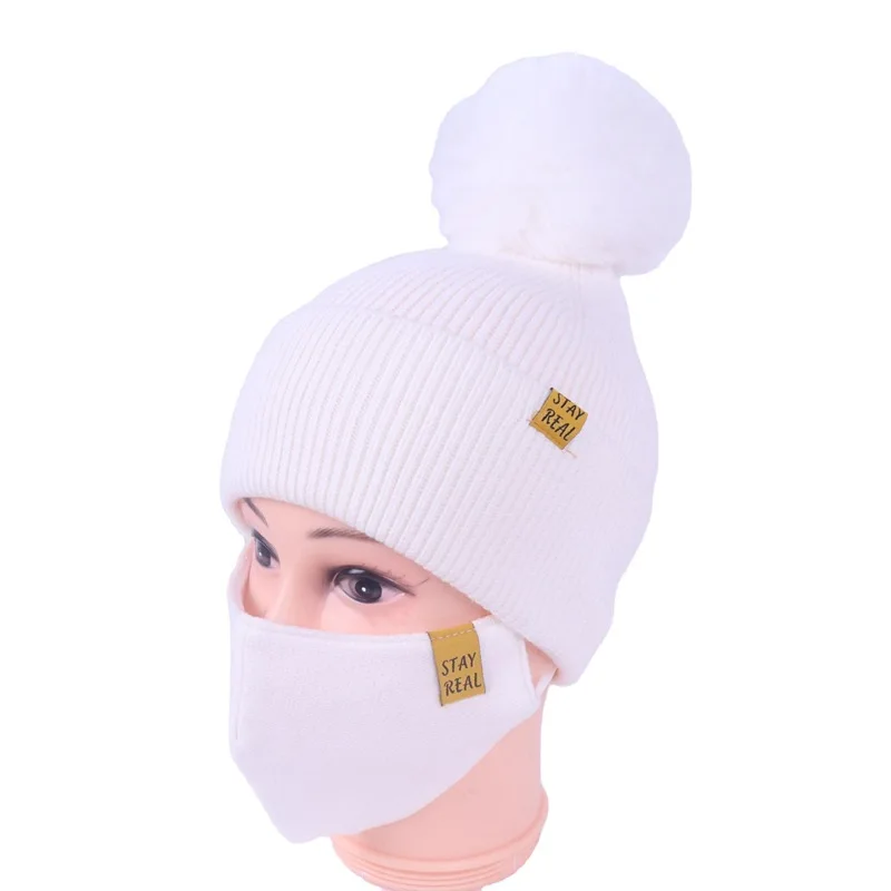Women Thicken  Winter Ski Scarf Set Beanies hat  Female Accessories  Warm hat