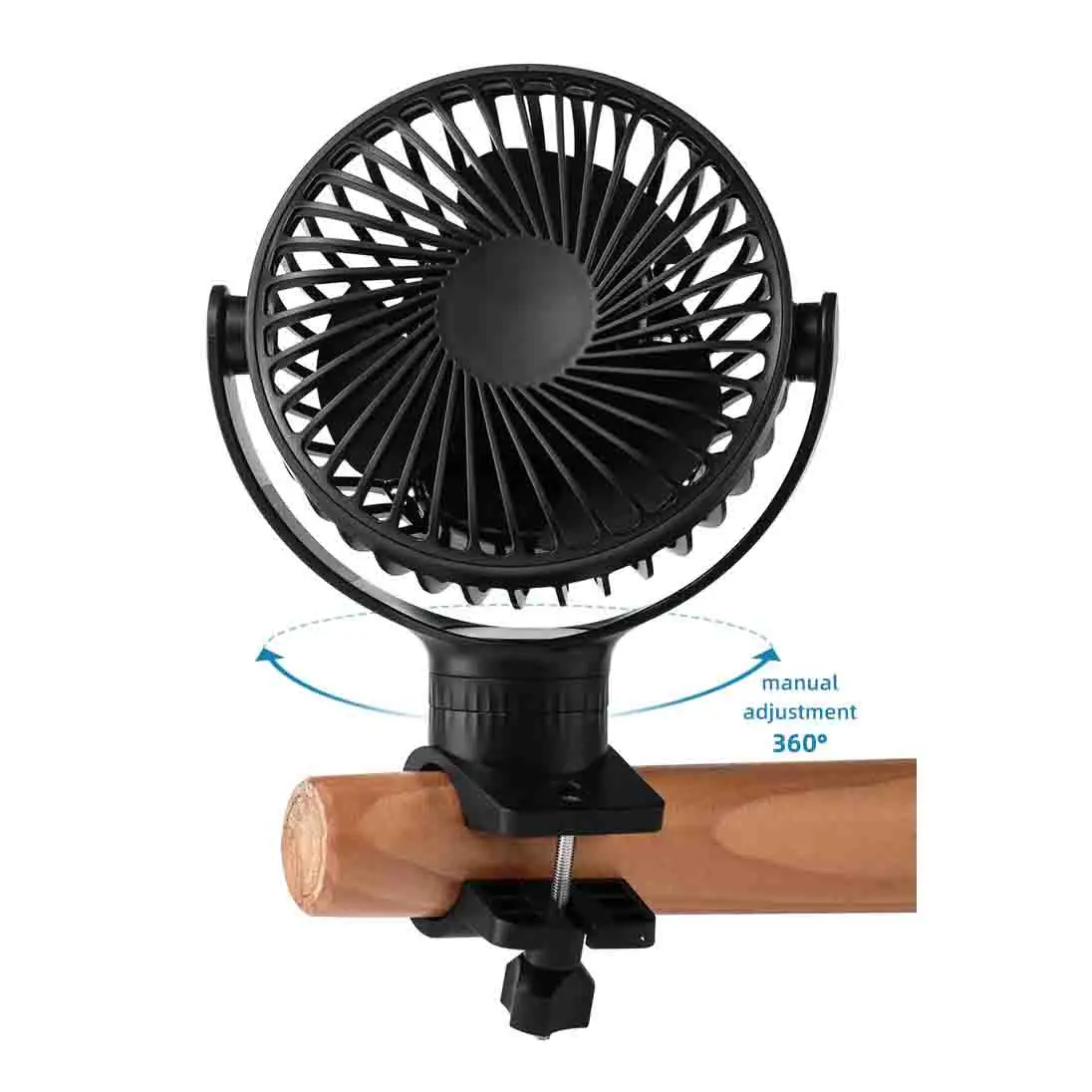 Customized Logo Outdoor Flexible Clip Tripod Fan 2  Pedestal Rechargeable Usb Octopus Fan Mini Portable Baby Stroller Fan