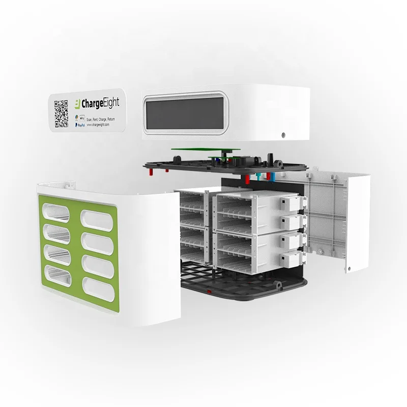 New Trending Products 6 slots sharing Power Bank Station for Restaurant And Cafe