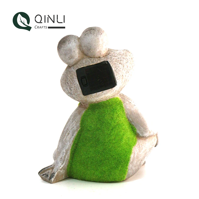 
Best Price Yard Decoration Pottery Made Solar Led Lights Outdoor Garden Ornaments 