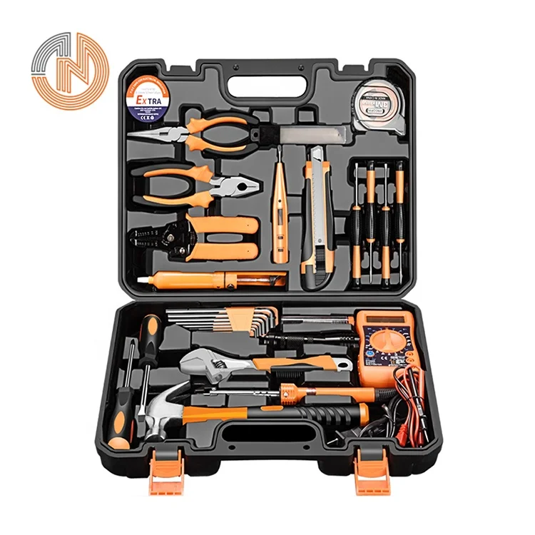 Multifunctional custom 30pcs household auto car repair tools hand networking tool kit set