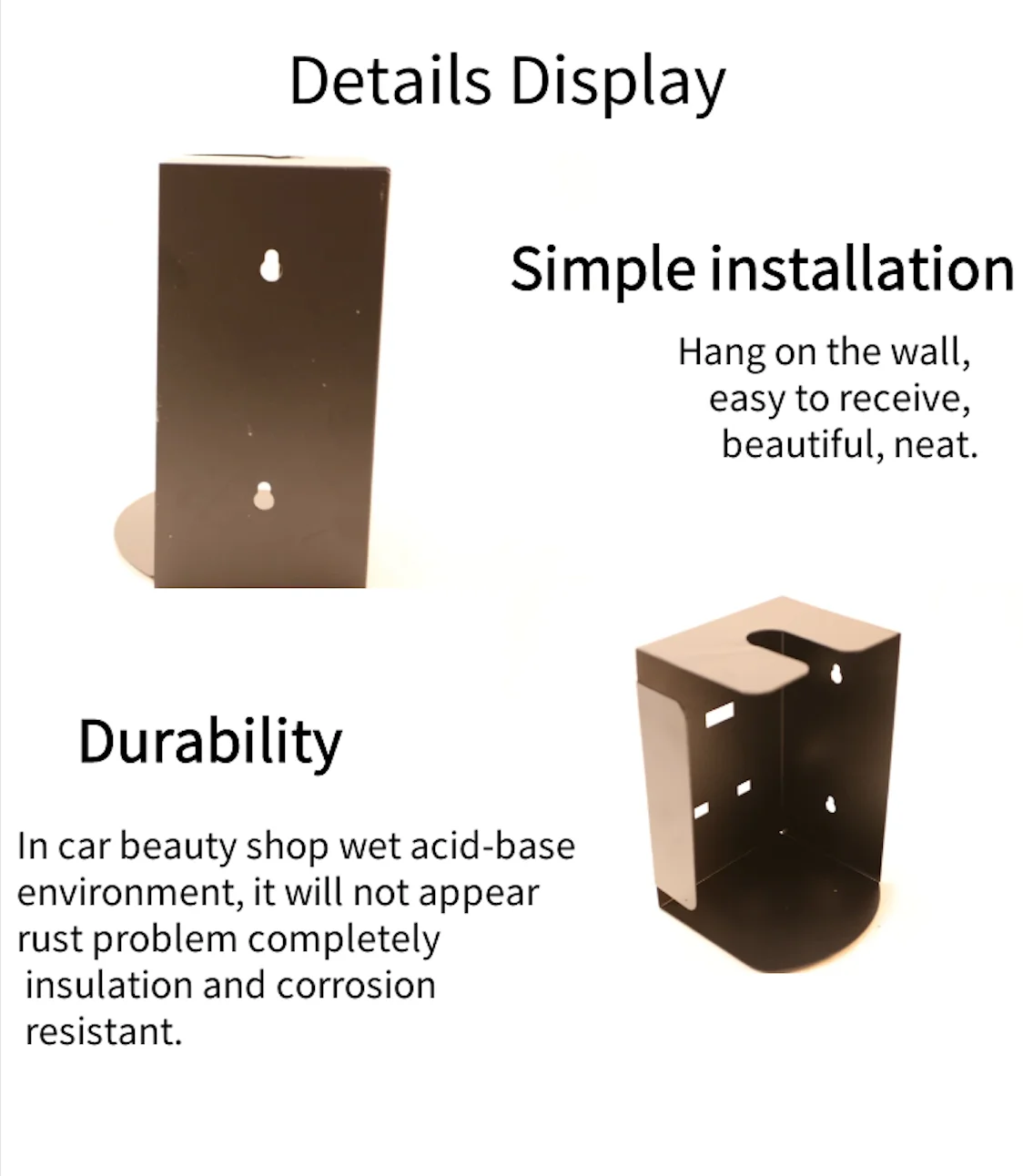 Best Quality Metal Car Care Car Washing Spray Bottle Holder & Rack