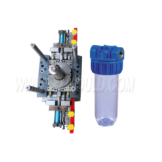 High quality RO Plastic 10inch AS Transparent Water Filter Housing injection mold