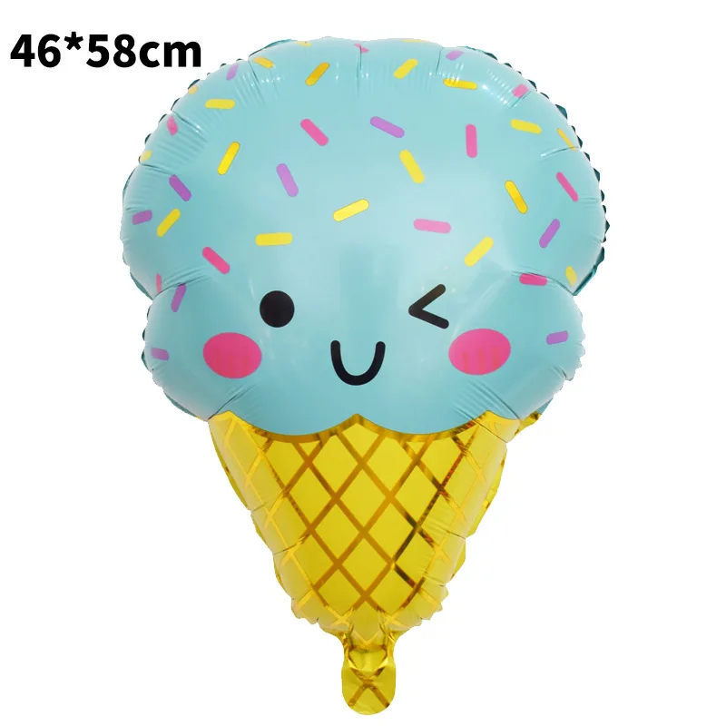 Wholesale hot sale new 54*74cm Crutch candy Sweet Shape Foil Balloons Food dessert candy crutch sweet Globos