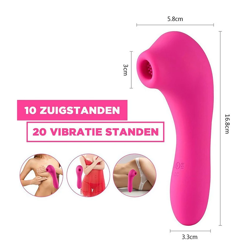USB Charge Pussy Vagina Tongue Stimulate Female Silicone Vibrating Breast Nipple Clitoris Sucking Vibrator Sex Toys For Women