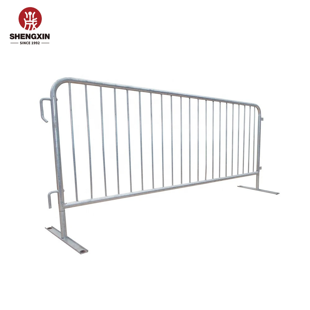 Factory Price Temporary Fence Fast Delivery Galvanized Steel Barricade Interlocking Crowd Control Barriers