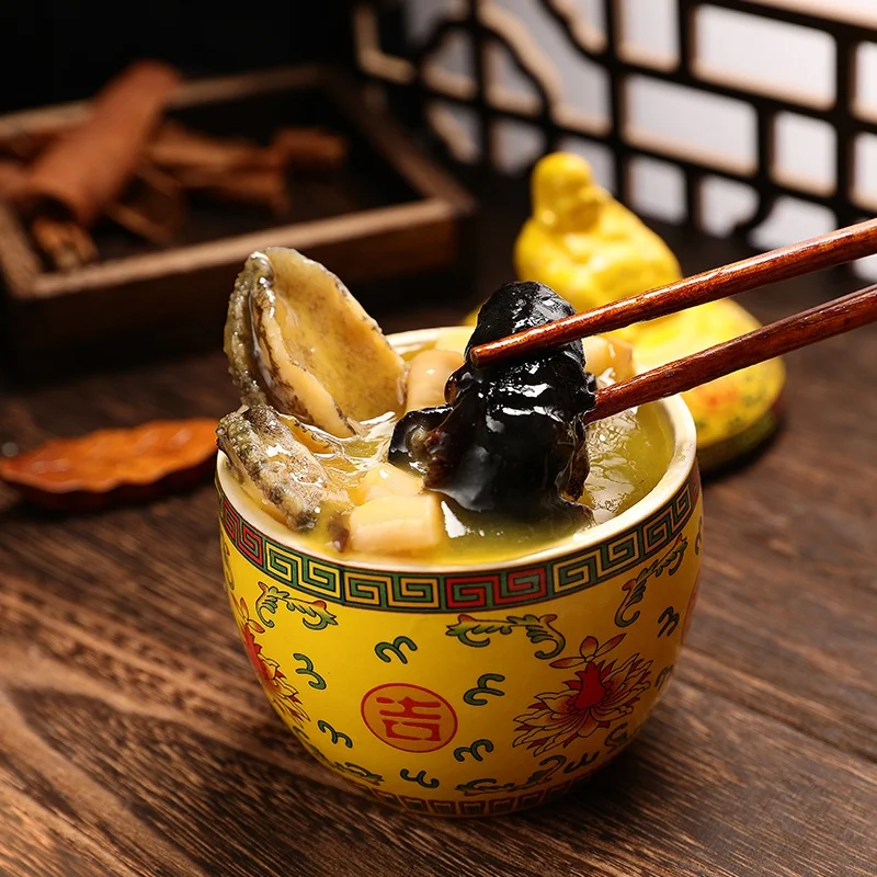 Frozen Abalone Cooked Seafood Soup - Buddha Jump Over The Wall( Fo Tiao Qiang)