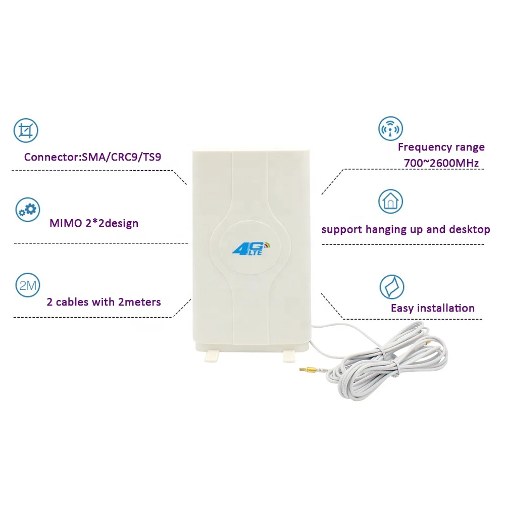  Антенна 4G LTE MIMO 49dBi TS9 коннектор для маршрутизатора B315 B890 B310 B593 B970