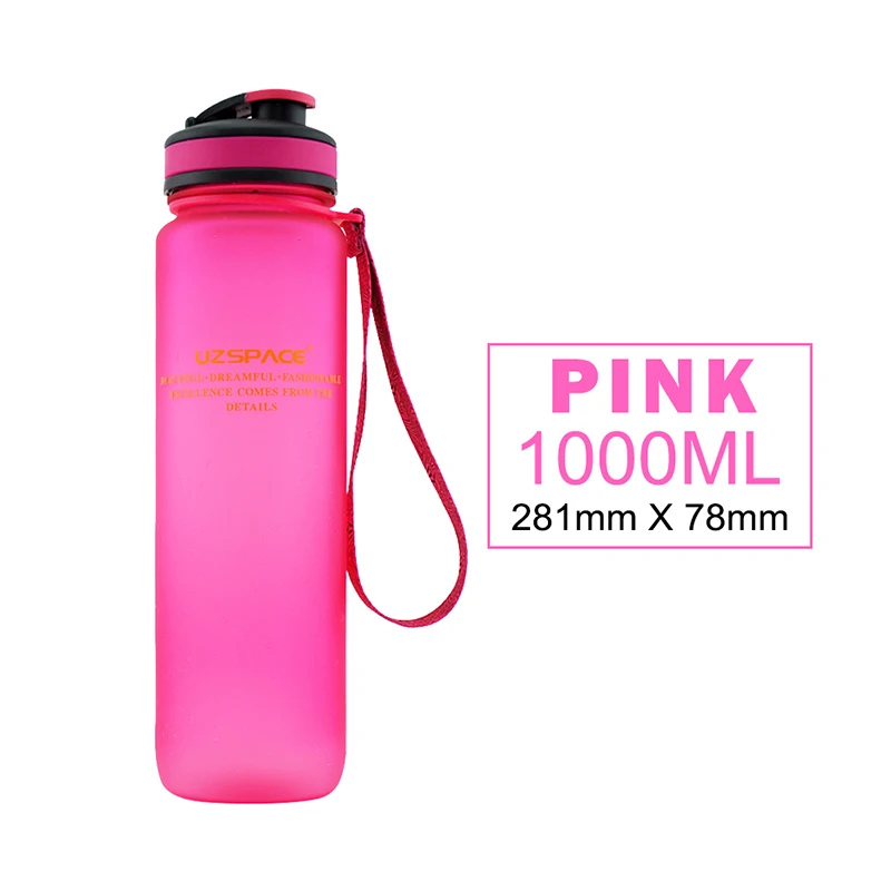 
Trinkflasche - BPA-frei Auslaufsicher Sport Wasserflasche, 350/500/800ML/1L/1.5 Liter Tritan Sportflasche 