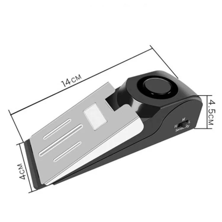 Factory Wholesale Single Household Self-protect Anti Burglary Safety Resistance Door Stop Alarm For Home