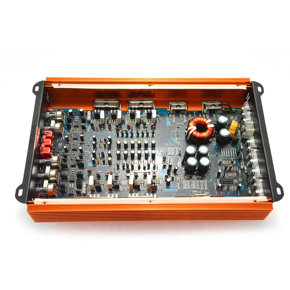 factory 4 channel sound digital  high power car  amplifier  professional class AB (GM-D9800F)