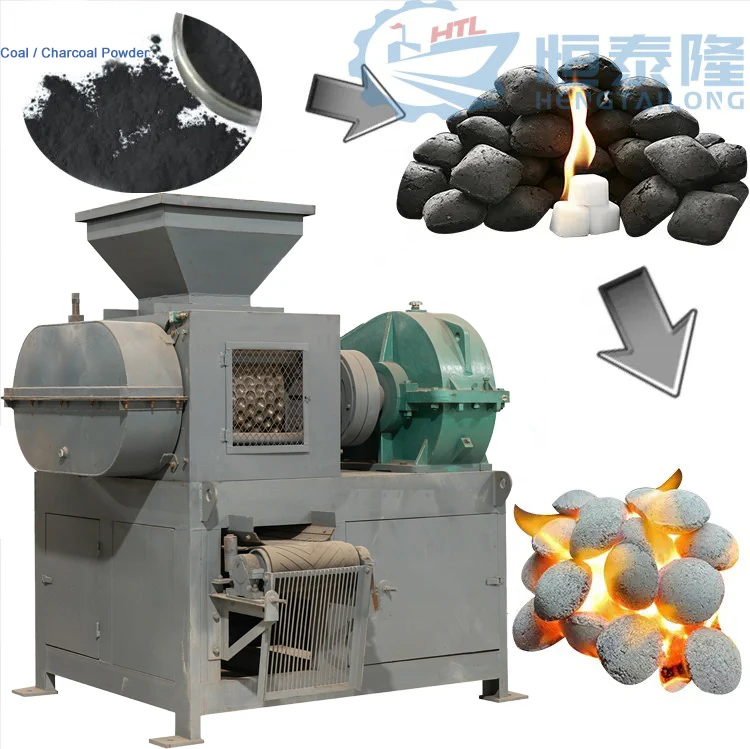 Big Capacity Iron Powder Coal Carbon Briquette Briquettes Making Machine with diesel Engine