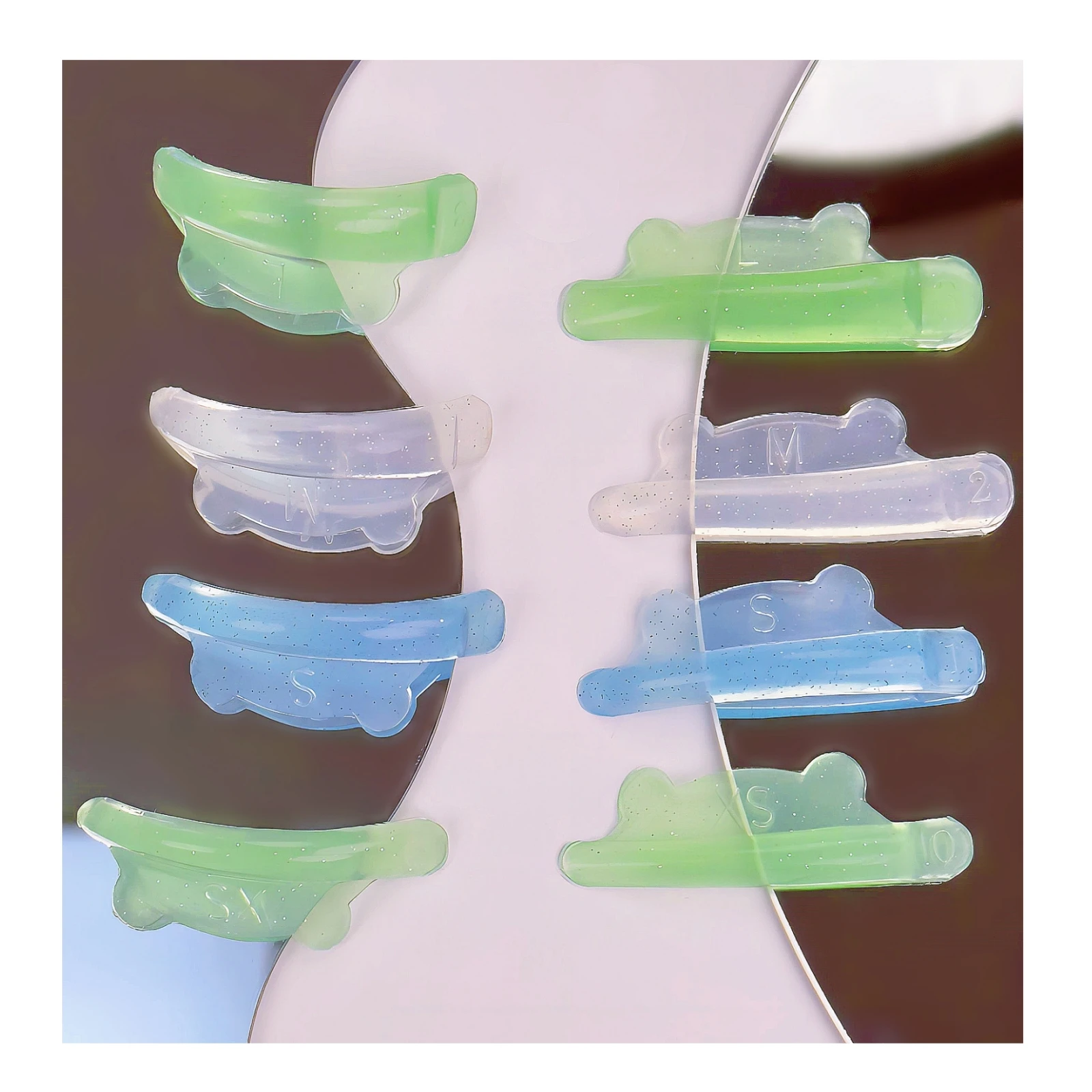 Lash Lift Shields Silicone Eyelash Lift Pads No Glue Elastic Lami Lamination Rods Korean Lifting Shield For Perm Tint U Curl Pad