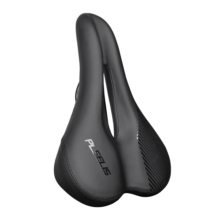 High Quality Black PU Leather Saddle MTB / Road / Folding Bicycle Saddles Soft Bike Front Seats Bike Parts
