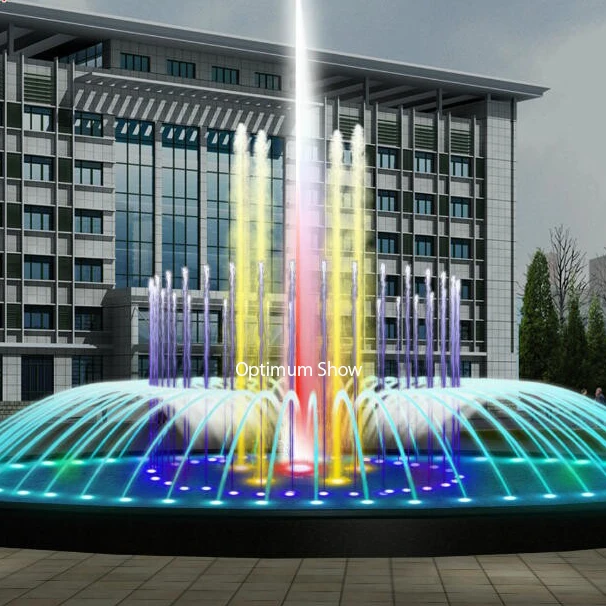 Popular China Water Fountain Manufacturer Large Or Mini Pool RGB LED Light Musical Dancing Fountains For Sale