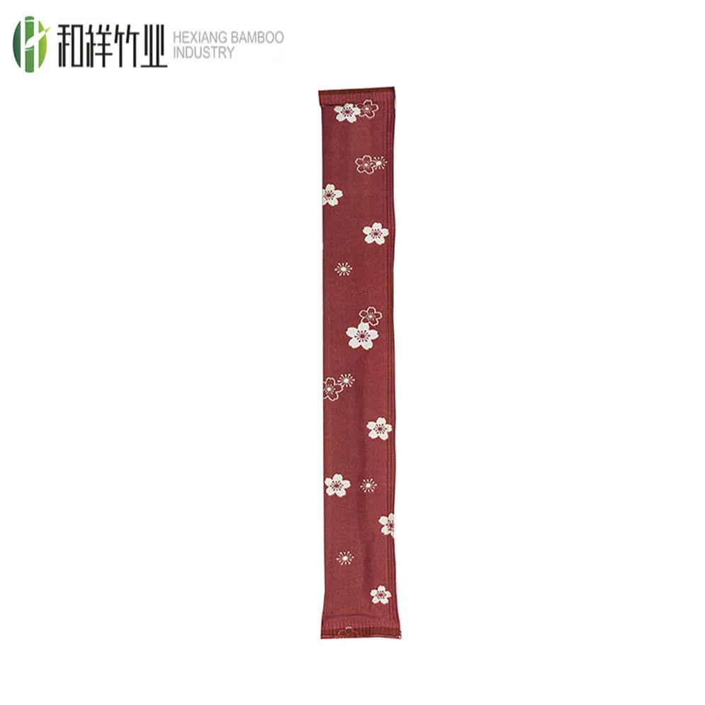 Бумага упакованная одноразовые натуральные бамбуковые палочки для еды Суши Палочки с индивидуальным логотипом бренда