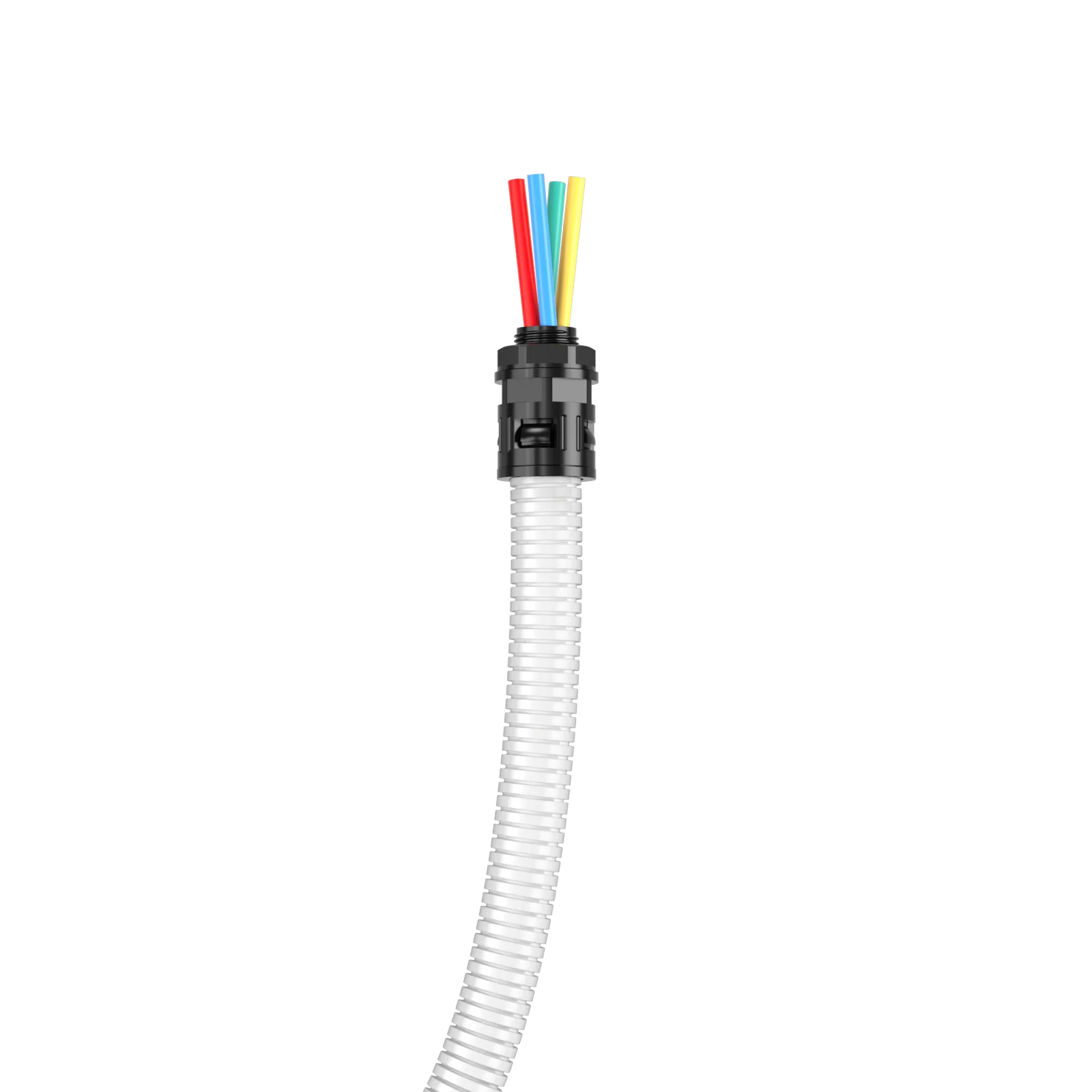 PA material AD18.5 Nylon electrical decorative corrugated flexible conduit