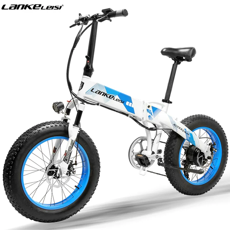 
Factory wholesale price electric bicycle lankeleisiX2000plus mountain bike foldable fat tire electric bicycle 48V1000W motor 