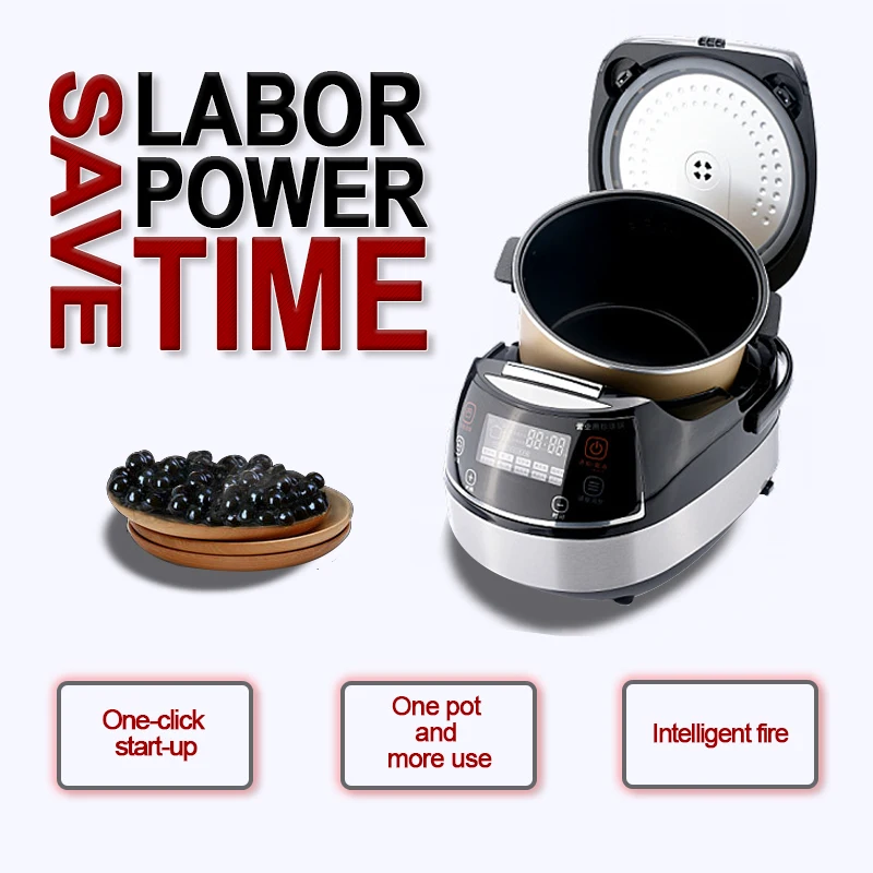 
Pearl pot full-automatic professional pearl boiling multi-functional milk tea shop drink shop heat preservation special pot 