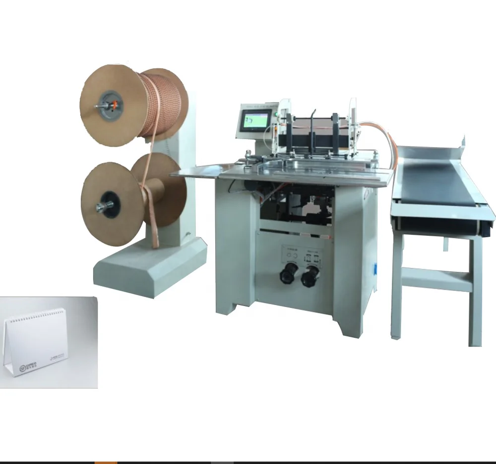 SPA-520 промышленная Автоматическая двухконтурная проволочная связывающая машина с двойным кольцом для закрытия проволоки для ноутбука и календаря