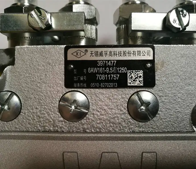 Топливный насос 100109014302 6AW161 Cum-mins1 6BTA13 2 кВт/2500 об/мин 3971477 оригинальная заводская цена