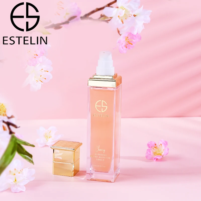 ESTELIN Skin Care Cherry Blossoms Micro-Nutritive Essence Toner 110ML Moisturizing Purifying Restoring Hydrating Toner