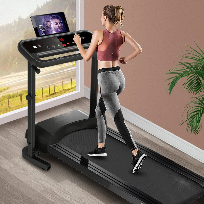 Home electric treadmill Bluetooth speaker folding silent fitness equipment