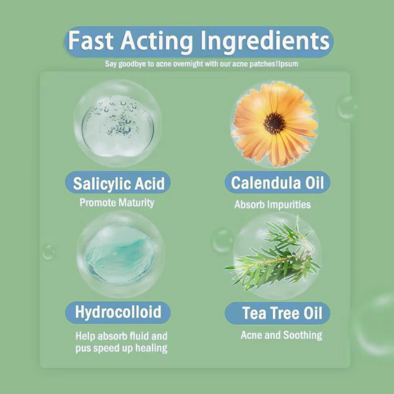 Factory Oem skin Acne star Treatment Patch Invisible Pimple Patches Hydrocolloid Acne Pimples Patch For Covering Zits,Blemish