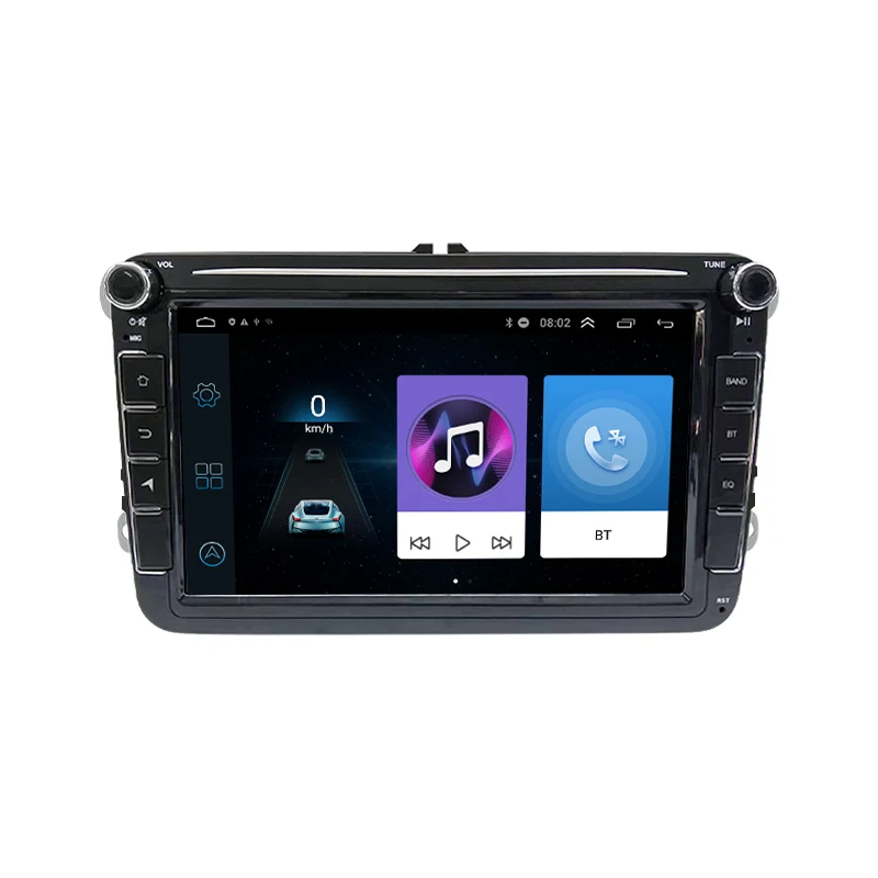 Автомагнитола Carplay 2 Din Android 10 0 8 дюймов GPS BT FM RDS для Volkswagen/VW/PASSAT/POLO/GOLF