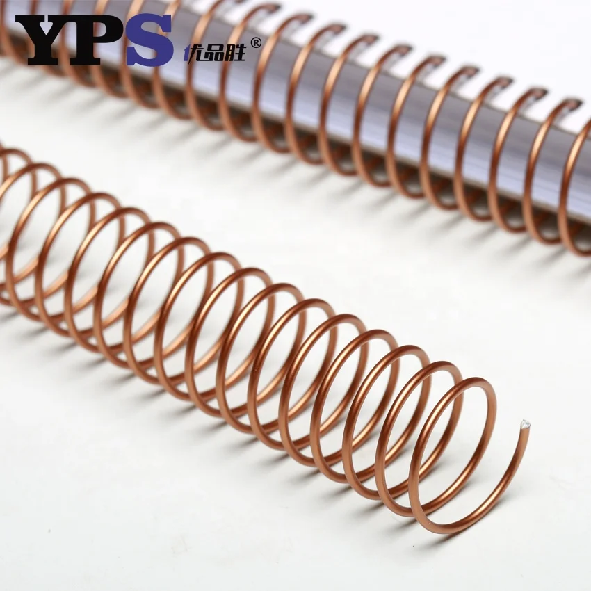 Various Size Dimension 32 mm 1-1 4 Inch Metal Spirals Coil Notebook Used Metal Spiral Binding Coils