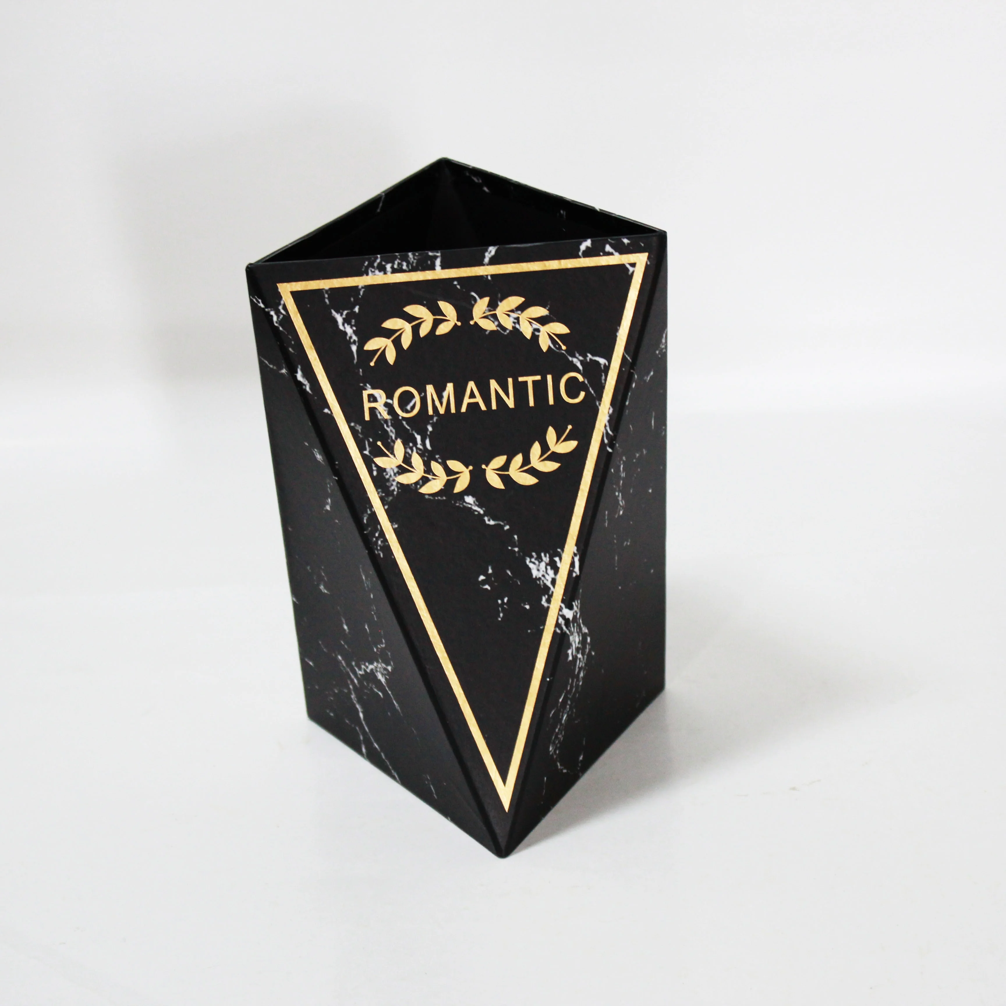 Wholesale custom logo Unique luxury unusual Paper Packaging gift corrugated flower box