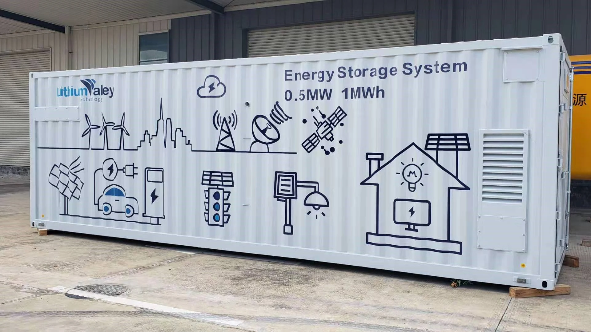 300 Kwh 500Kwh Ess Battery Containerized Energy Storage System For Energy Storage