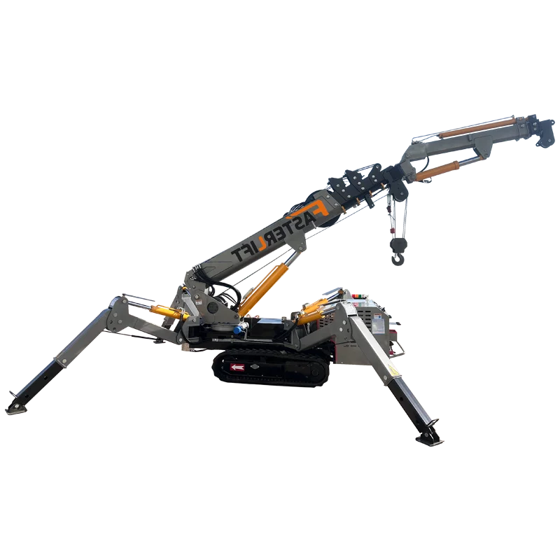 Hot Selling Narrow Space Fasterlift Spider Lifting Diesel Track Crawler Spider Crane