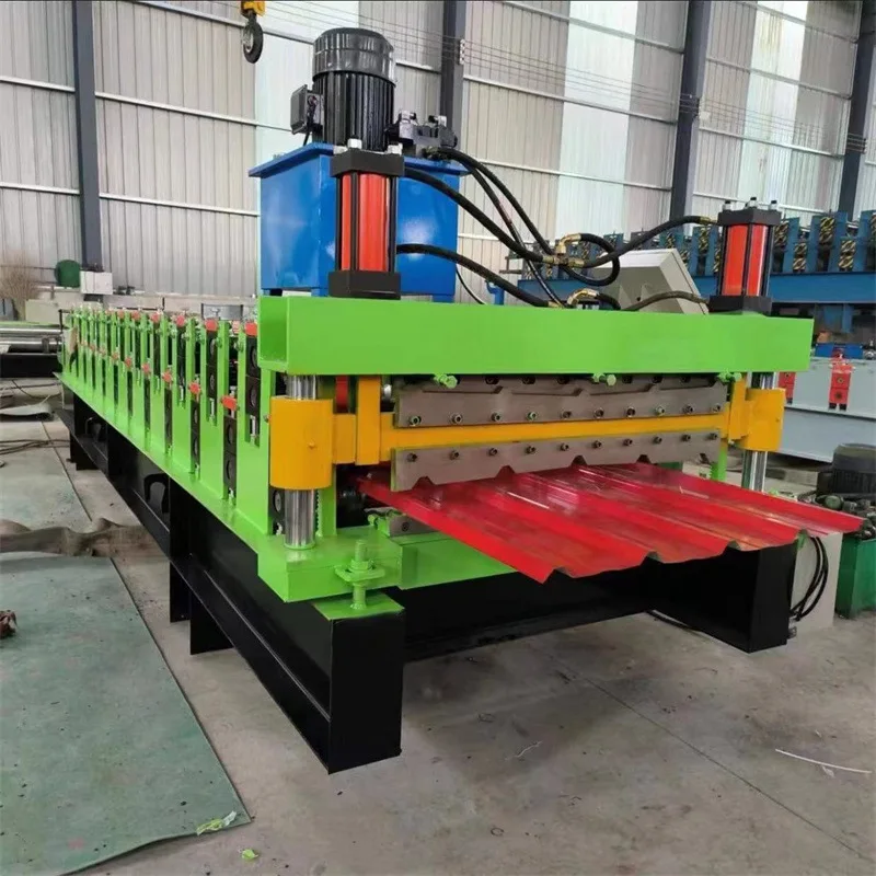 glazed roofing tile roll forming machine colored tile roll forming machine
