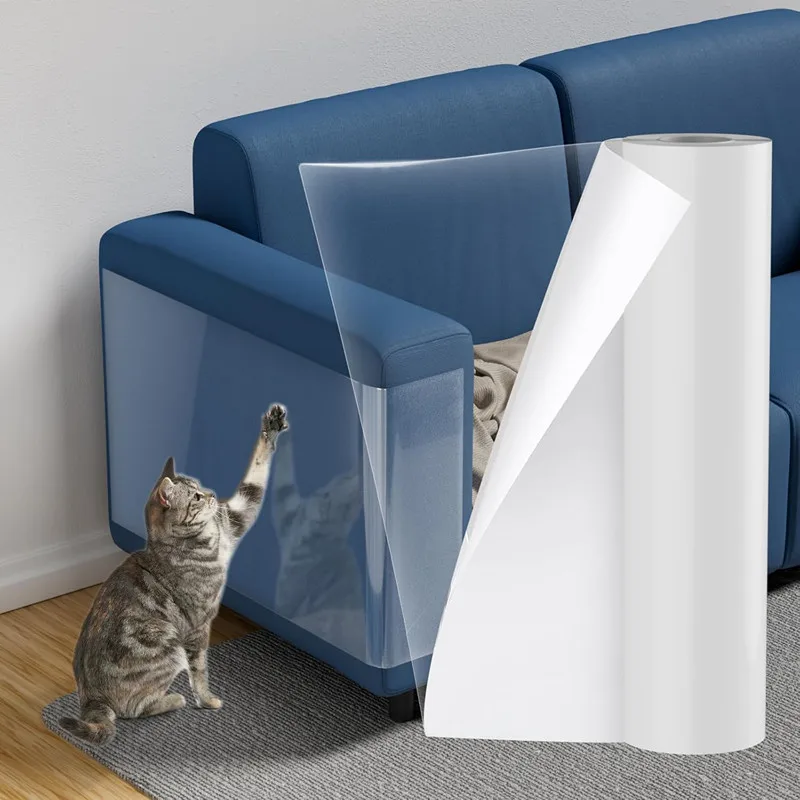 Anti Pet Non-toxic Protective Double-sided Cat Scratch Training Deterrent Tape Pet Cat Scratch Furniture Protector