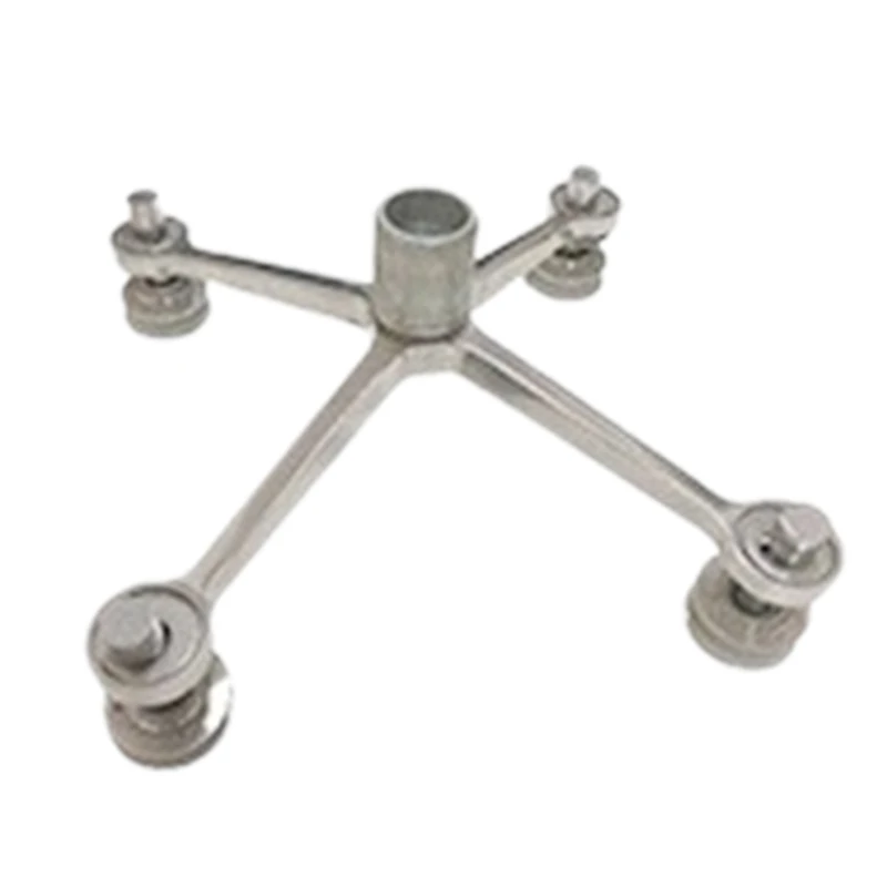 OEM/ODM Hardware 306 314 Stainless Steel 4 Arms Curtain Wall Systems Fittings Spider Glass Holder for Curtain Wall