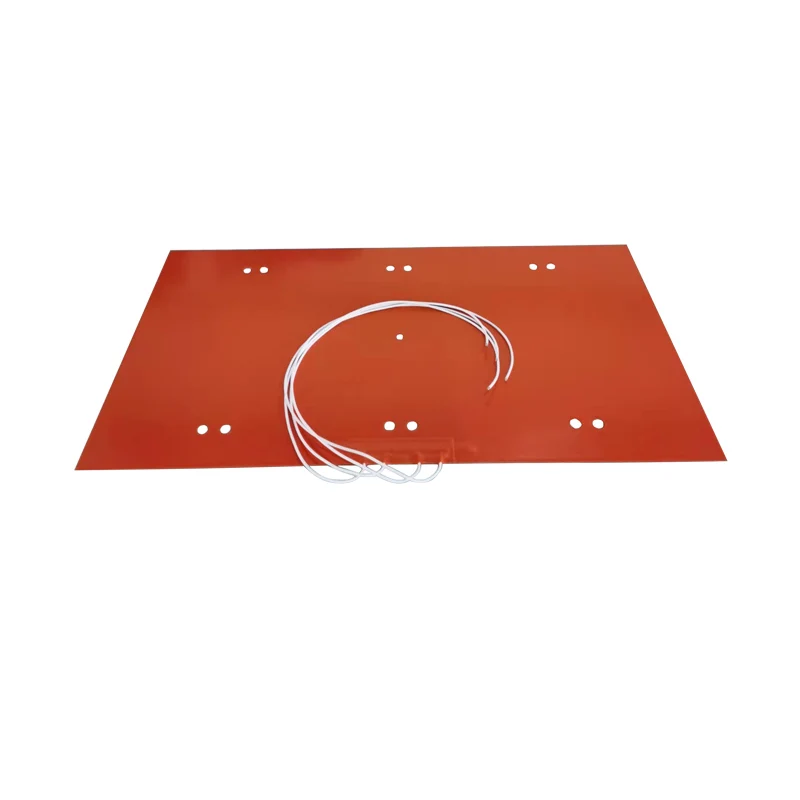 Specific Heat Silicone Pad Silicone Rubber Heater For Surface Heating