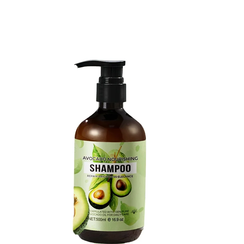 Private brand natural organic avocado nourishing shampoo sulfate repair shea butter conditioner set factory ready