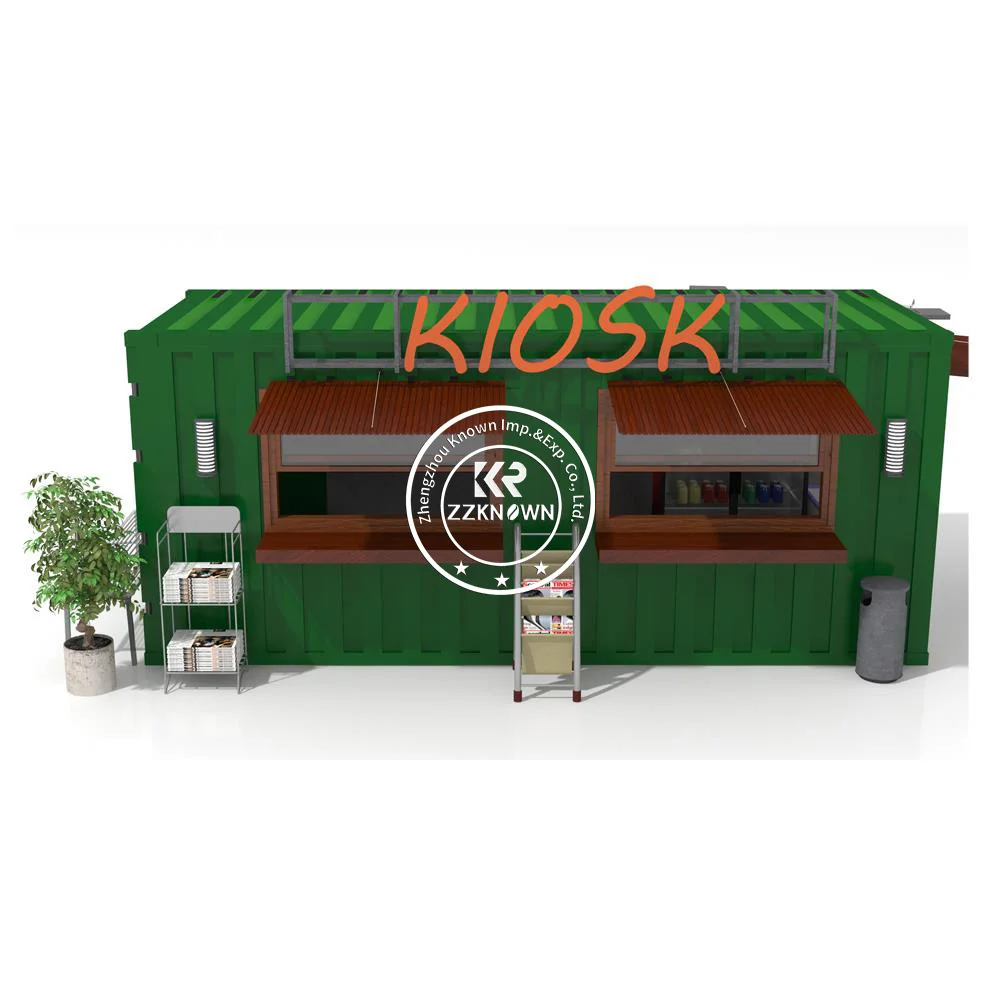 Custom Designed 20ft Luxury Portable Mobile Container Juice Bar 40ft Prefabricated Container For Cafe And Restaurant
