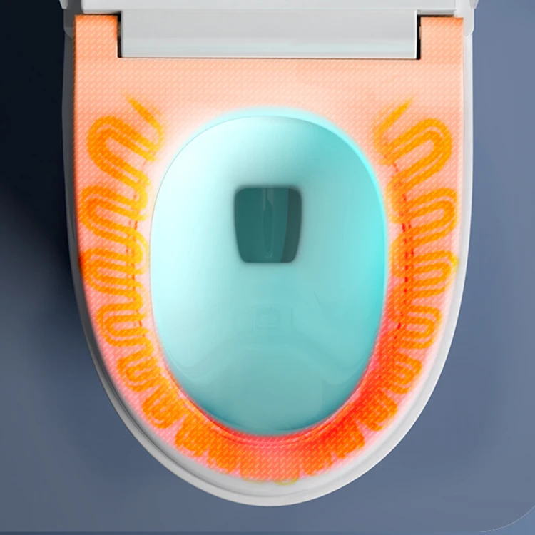 Sanitary Black Automatic One-piece Inodoro Wc Commode Seats Intelligent Smart Ceramic Toilet