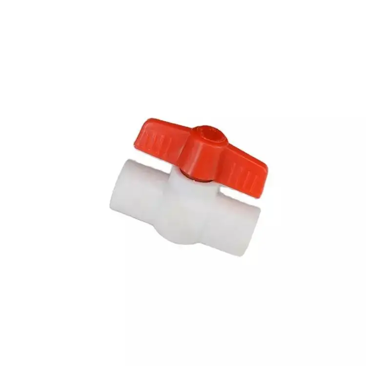 Full Size Ppr Pipe Fitting China White Color Water Supply Ppr Plastic Ball Valve
