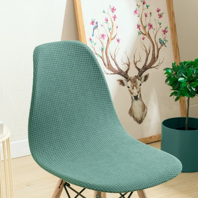 Waterproof Waffle Yeames Chair Slipcover Shell Shape Chair Cover hot Sale Design for home office