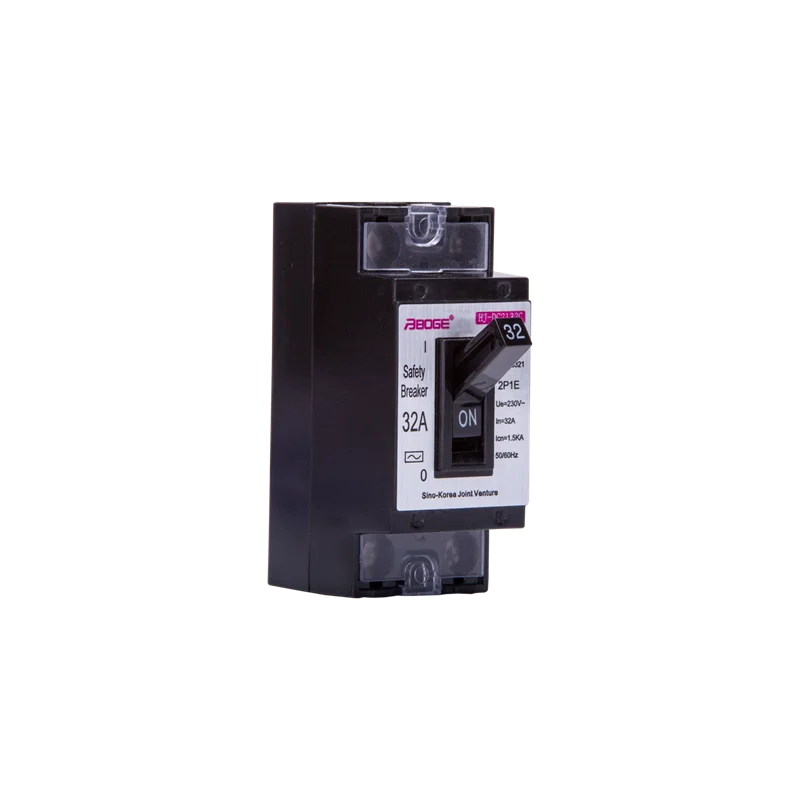 BOGE 25A 2P1E  AC230 1.5KA 1P Bakelite Copper Series Safety Breaker Air Circuit Breaker