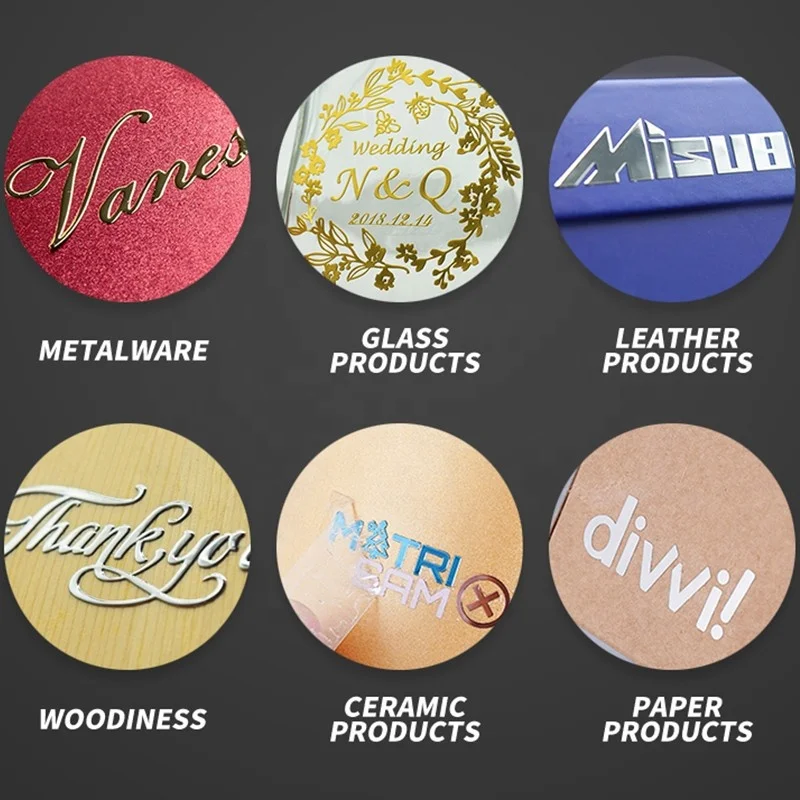 Accept custom OEM Fashionable Waterproof metal private logo aluminum perfume labels sticker