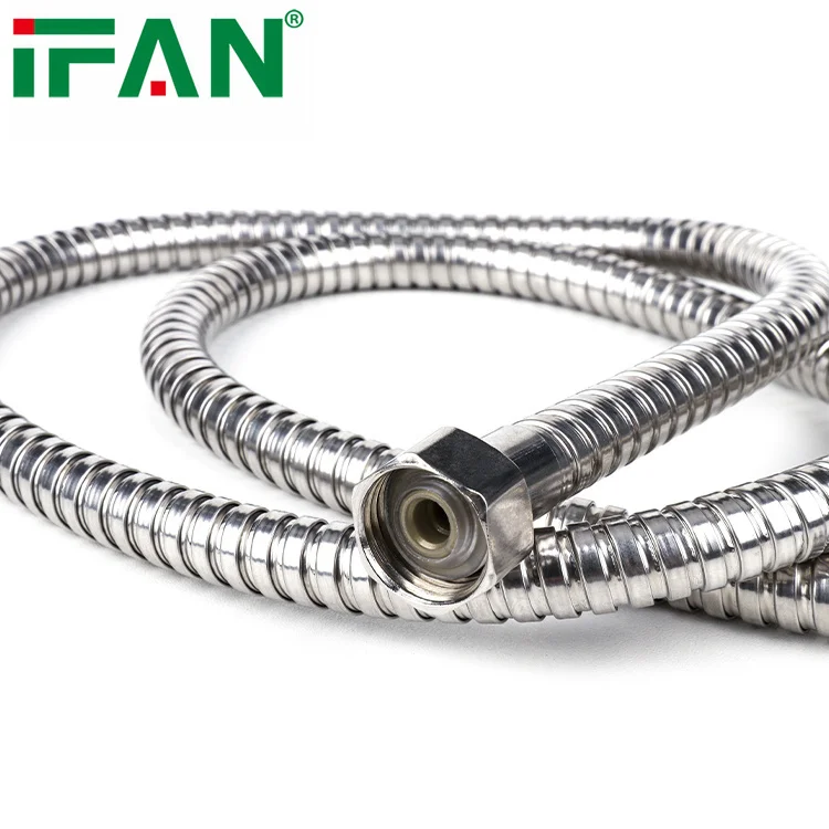 IFAN Manufacturers Flexible Pipe Hose Corrugated Stainless Steel Pipe 1-1.75m Shower Hose