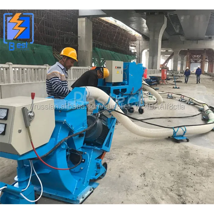 Steel plate shot blast cleaning machine/Mobile road sand blasting machine