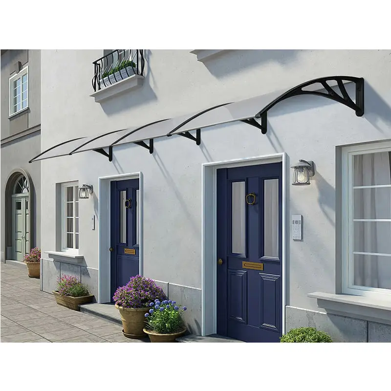 Easily Assembled Aluminum Awning Outdoor Waterproof Villa Patio Cover Rain Balcony Canopy
