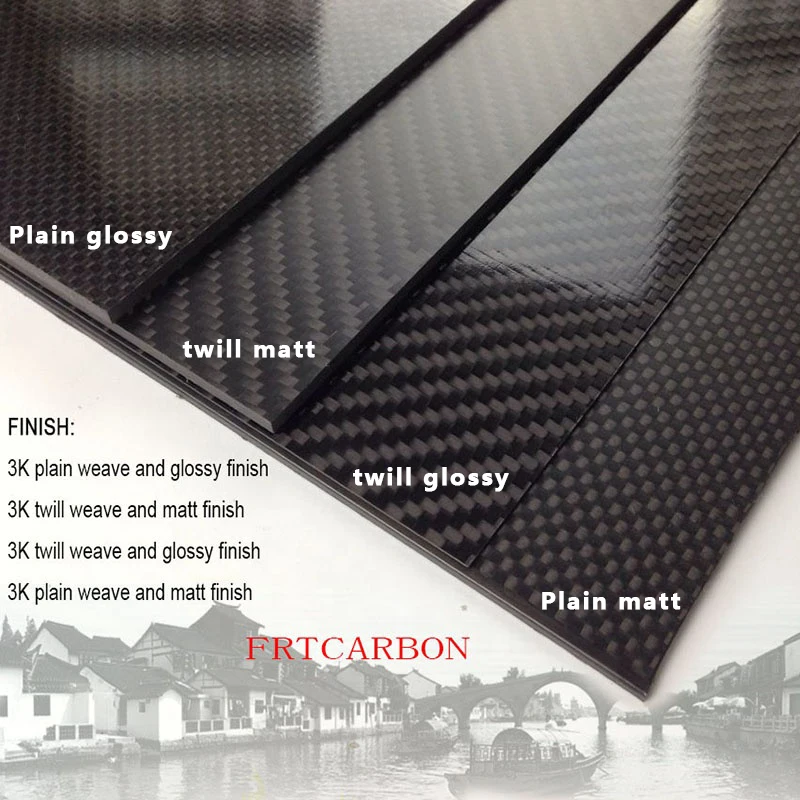 custom carbon fiber sheets high strength customized carbon fiber board with CNC cutting sheet