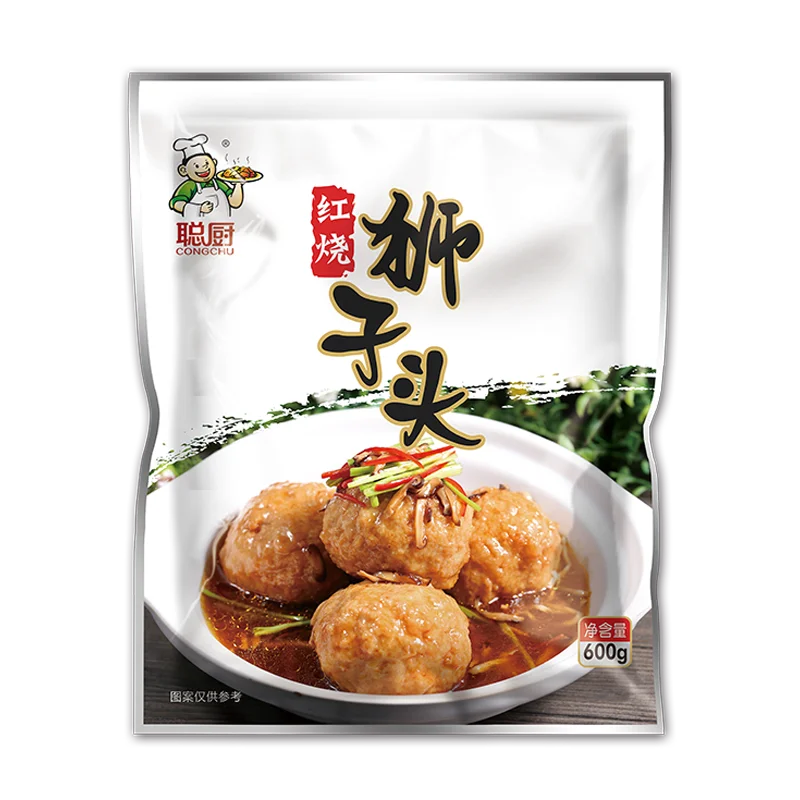 
Restaurants Uniform Instant Heat to Eat Meatball Convenient Instant Frozen Fast Food 